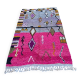 Berber rug in natural wool 160 x 260 cm