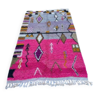 Berber rug in natural wool 160 x 260 cm