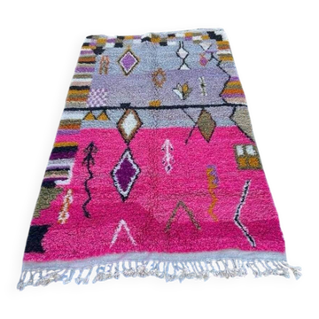 Berber rug in natural wool 160 x 260 cm
