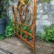 Bamboo and rattan headboard 160cm vintage 1960