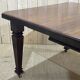 English mahogany table from the 1930s with an extension