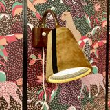 Pair of modular wall lights, Scandinavian design, 1950s.