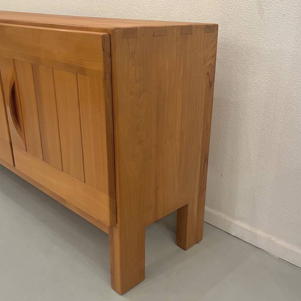 Massive elm enfilade from the Regain house, France around 1970.