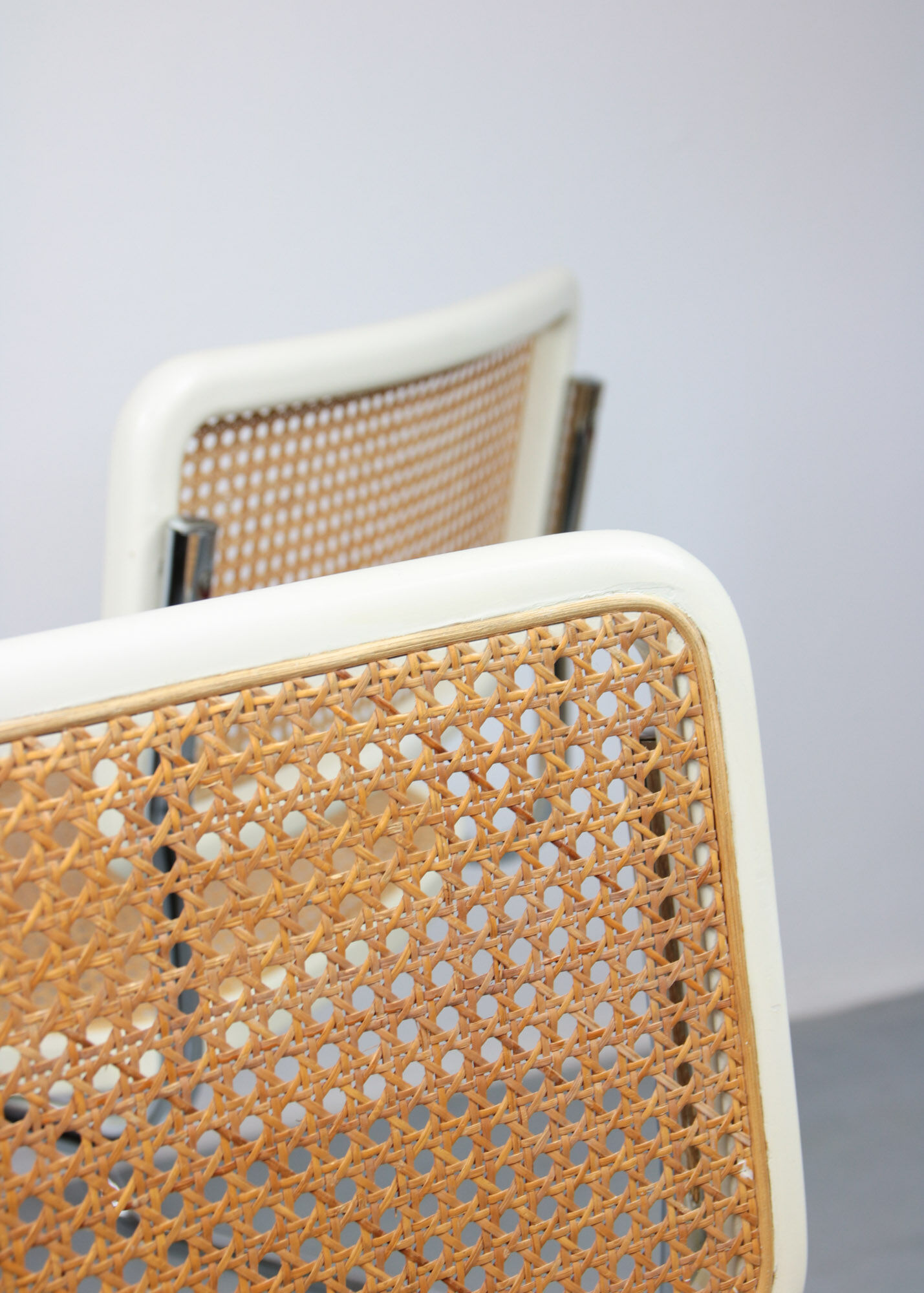 Pair of s32 tubular chairs by Marcel Breuer, 1960