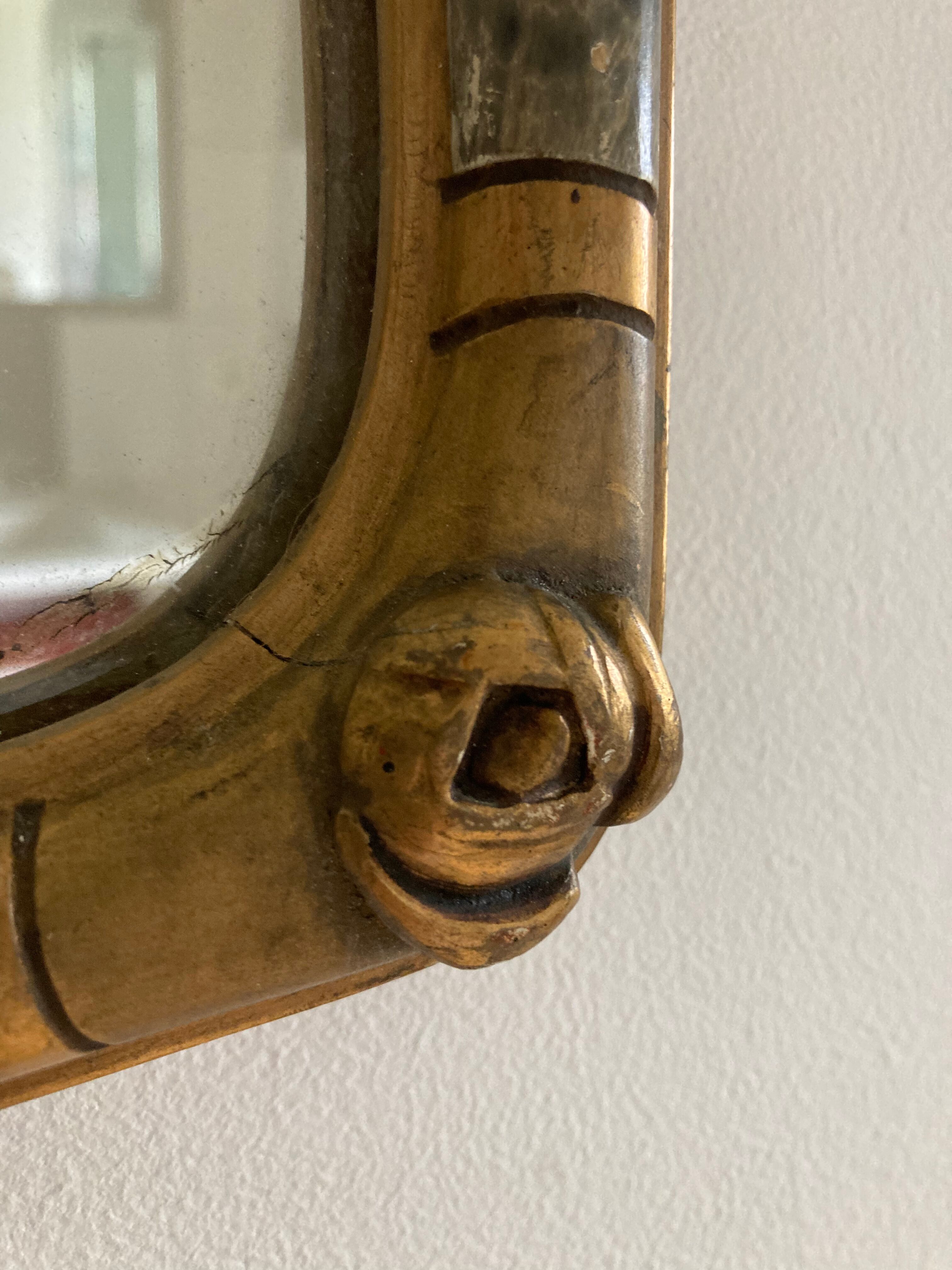 Small art deco mirror 33x46cm