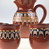 Trojan pottery with geometric patterns from the 1950s