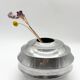 Vase space "saucer" in cast aluminium, 1970s