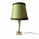 Vintage alabaster and brass table lamp