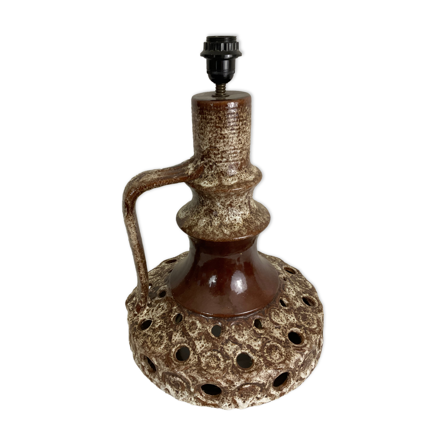 Floor table lamp Ceramic from the 60s 70s