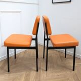 2 vintage leather chairs