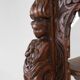 Baroque Style Display Case in Oak, Belgium, 1950s