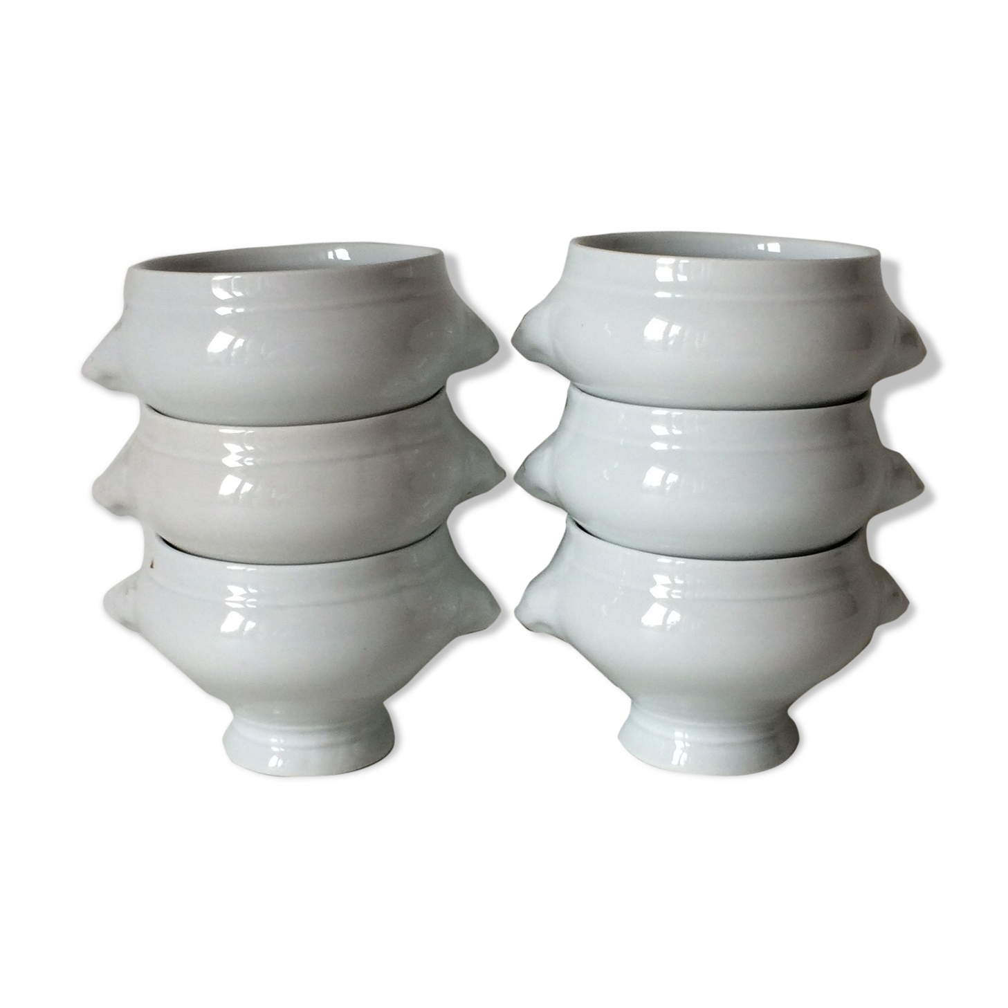 Set of 6 soup bowls "Tradition France"