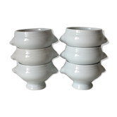 Set of 6 soup bowls "Tradition France"