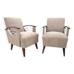 Paire de fauteuils vintage,