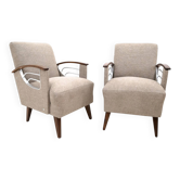 Paire de fauteuils vintage, République tchèque, années 1960