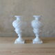 2 x italian alabaster  Medici urn lamps