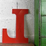 Letter "L" industrial red