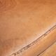 Set of two vintage sheepskin club armchairs with a beautiful light colour