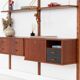 Teak modular shelving unit, Danish design, 1960s, made in Denmark