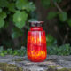 West Germany 242/22 ceramic vase, decorative vase, flower pot, fat lava, red vase, collection,