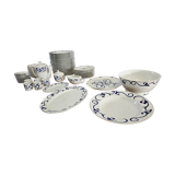Limoges porcelain service Letang Remy, Odessa Pearl China collection.