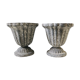 Lot 2 pots zinc