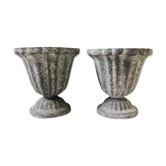 Lot 2 pots zinc