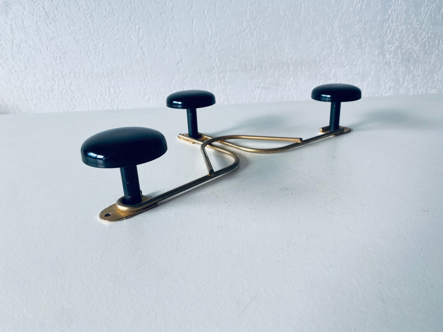 Vintage wall coat rack