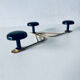 Vintage wall coat rack