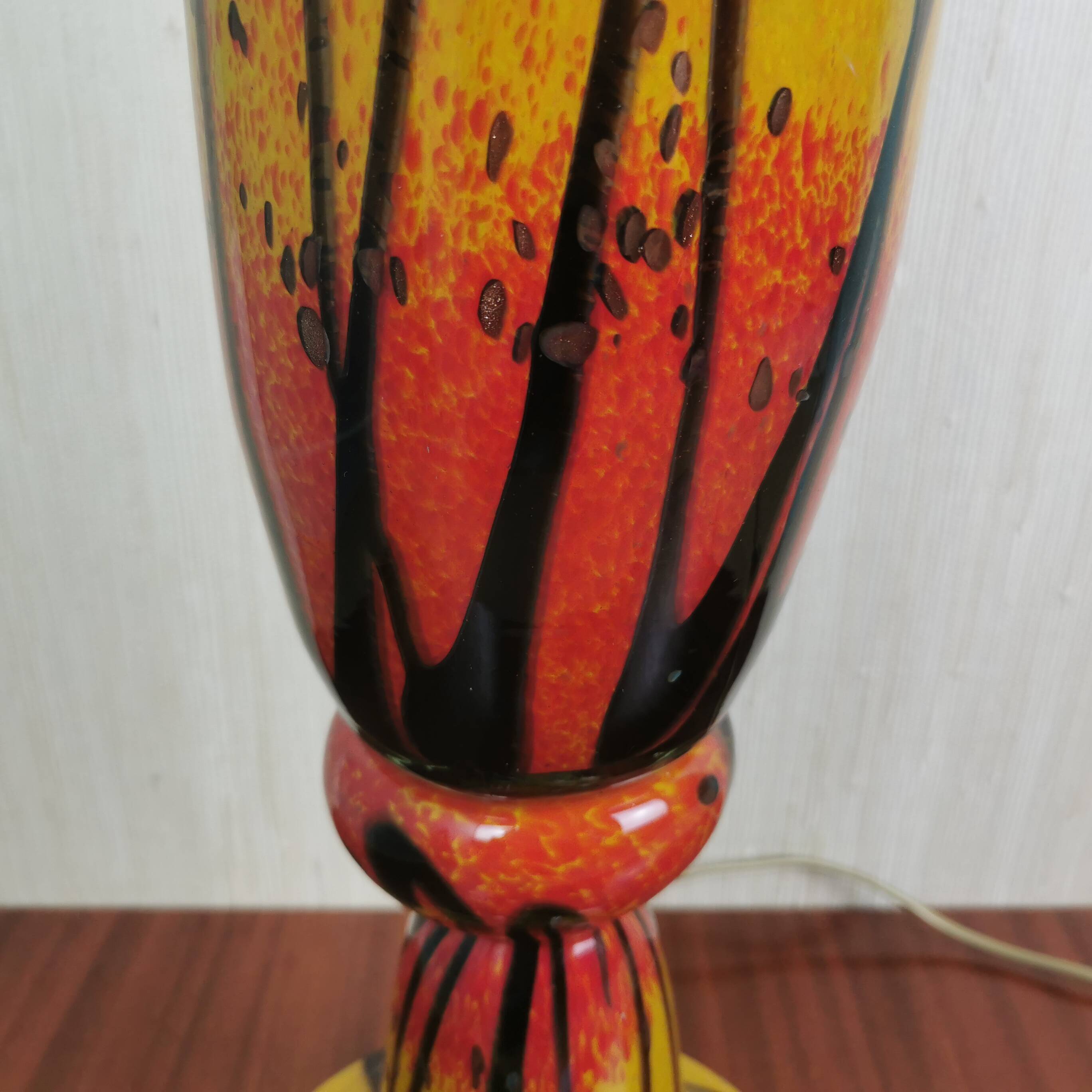 F. Silviy Murano glass lamp