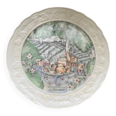 Plat de service à fromages Gien