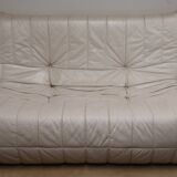 Vintage 2 seater leather sofa, 1970