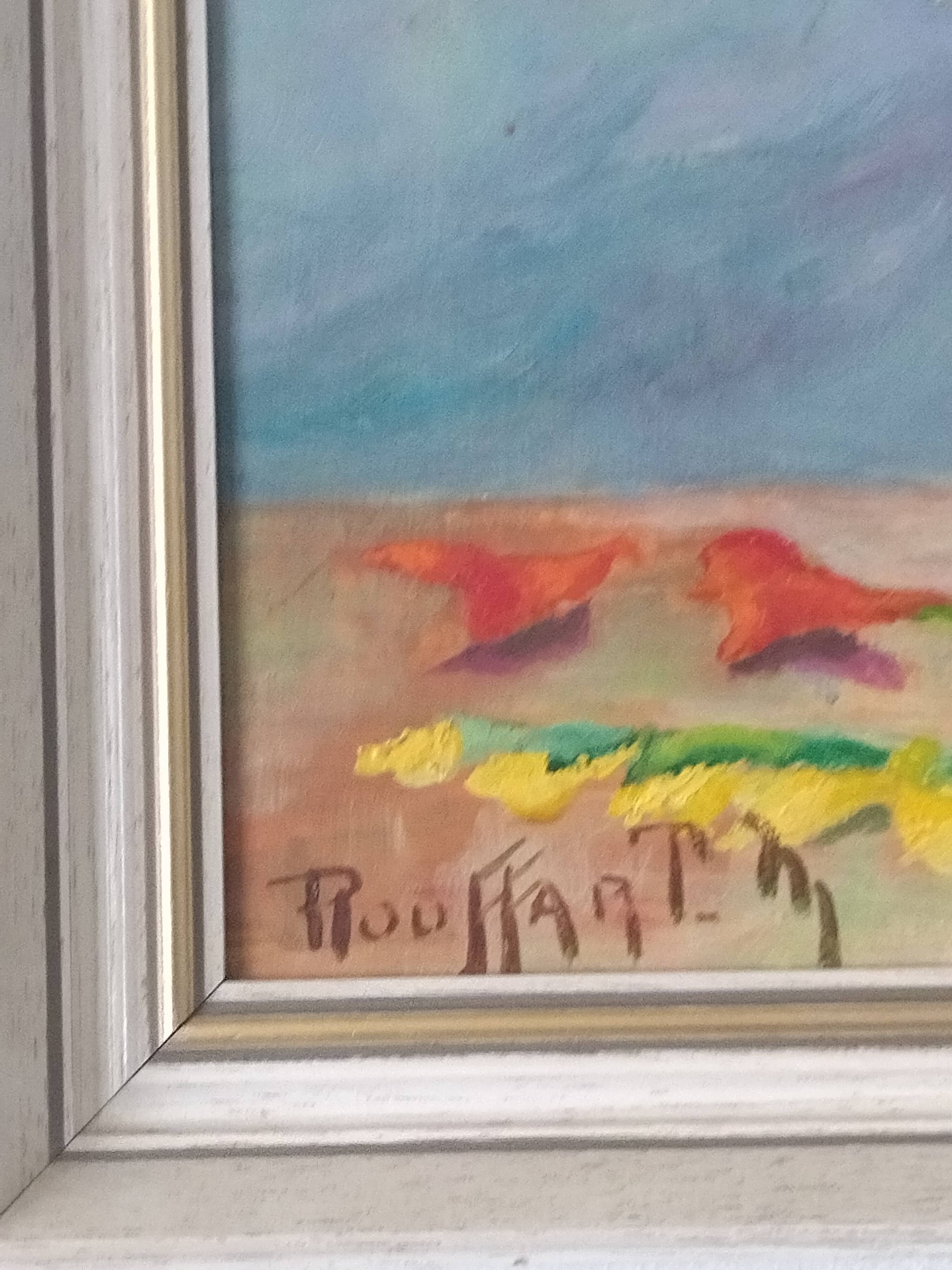 Oil Painting on Panel – Still Life with Gladioli