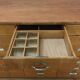 Craft furniture, drawer counter, oak