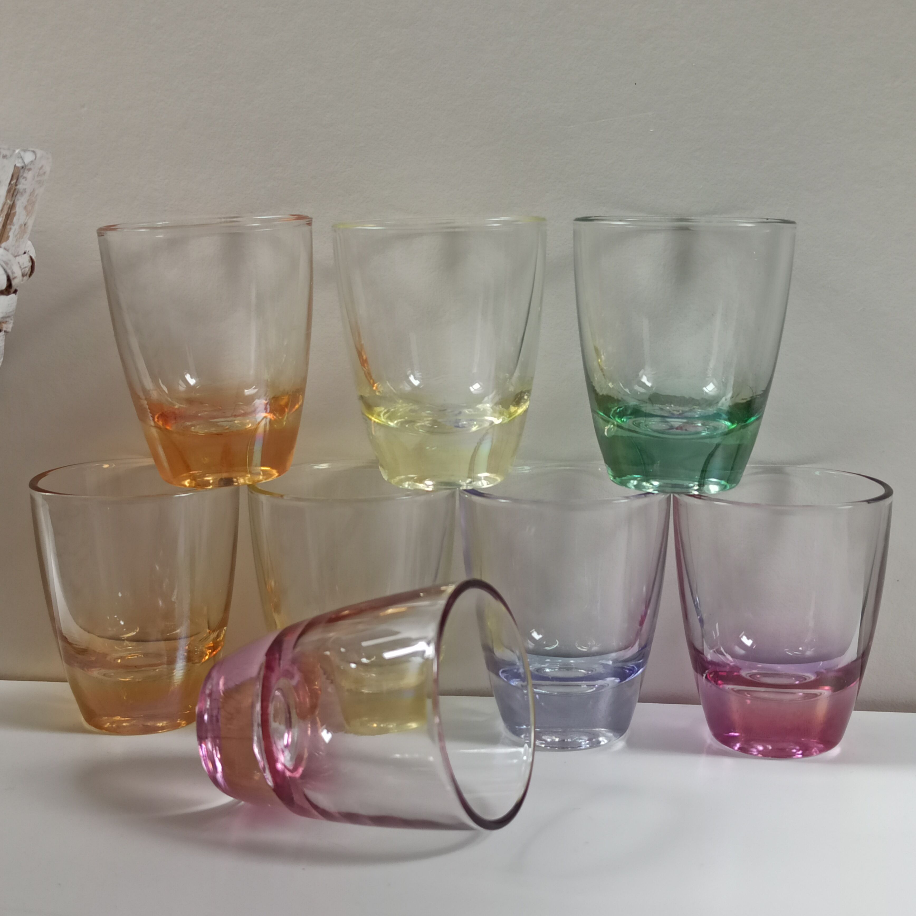 Small vintage glasses Made in France
