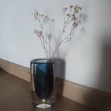 Orrefors Glass vase signed Nils Landberg