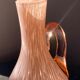 Speckled pink glass vase