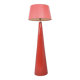 Lampadaire vintage en céramique rouge