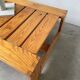 70s pine table regain