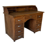 Antique solid oak desk