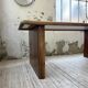 Table, bureau en teck 1970