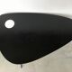 Tripod coffee table in the shape of a black metal painter's palette - 20th century