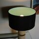 Travertine living room lamp by Philippe Barbier 1970