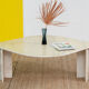 Table basse en marbre vintage – 126 cm