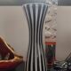 Leonardo Zebra blown glass vase