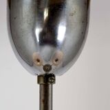 Lustre Art Déco Bauhaus chromé de Napako, ancienne Tchécoslovaquie, 1940