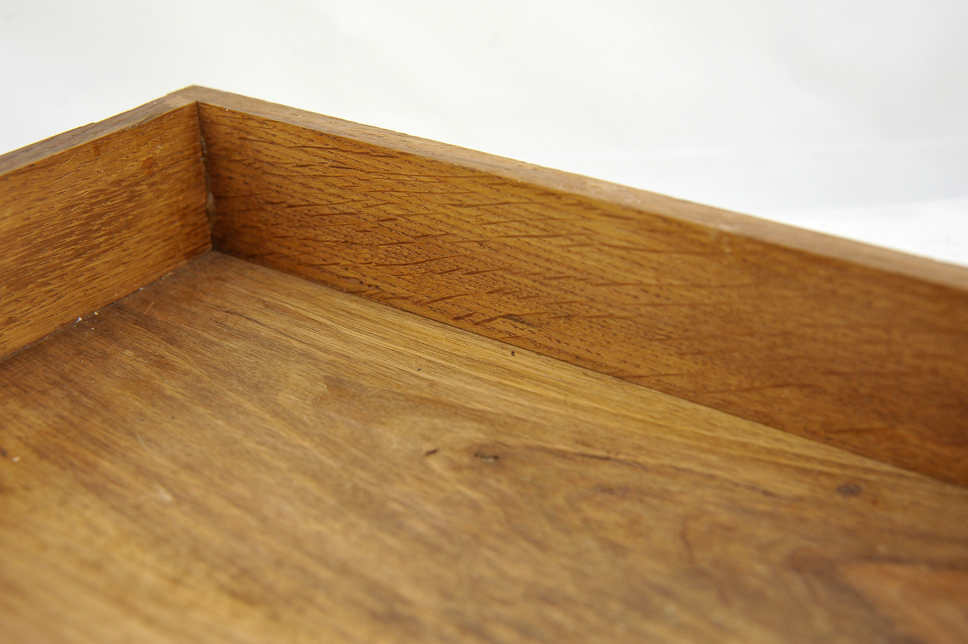 Pair of nightstands neoclassical wooden fruit