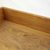 Pair of nightstands neoclassical wooden fruit