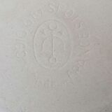 Lot of two sandstone bowls of Digoin 3l and 1.6l