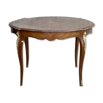 Dining room table in marquetry